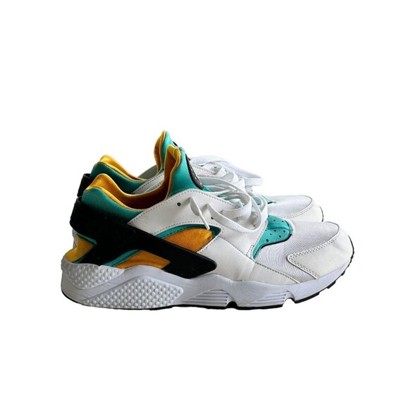 Nike Air Huarache White Turquoise Gold - Picture 8 of 15
